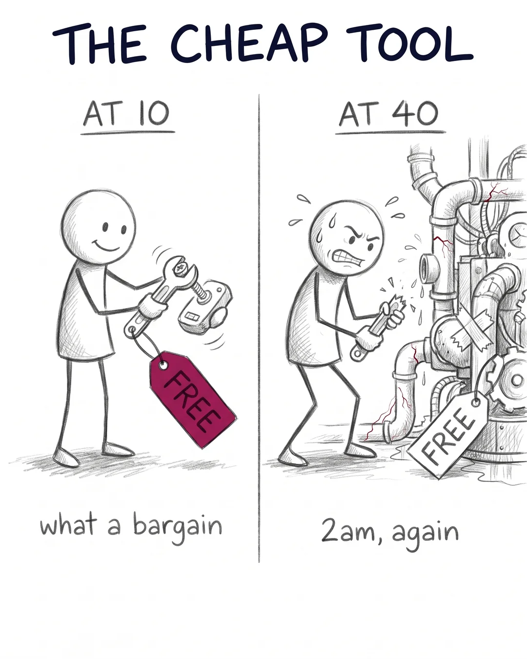Cheap Tools Cost More At Your Stage