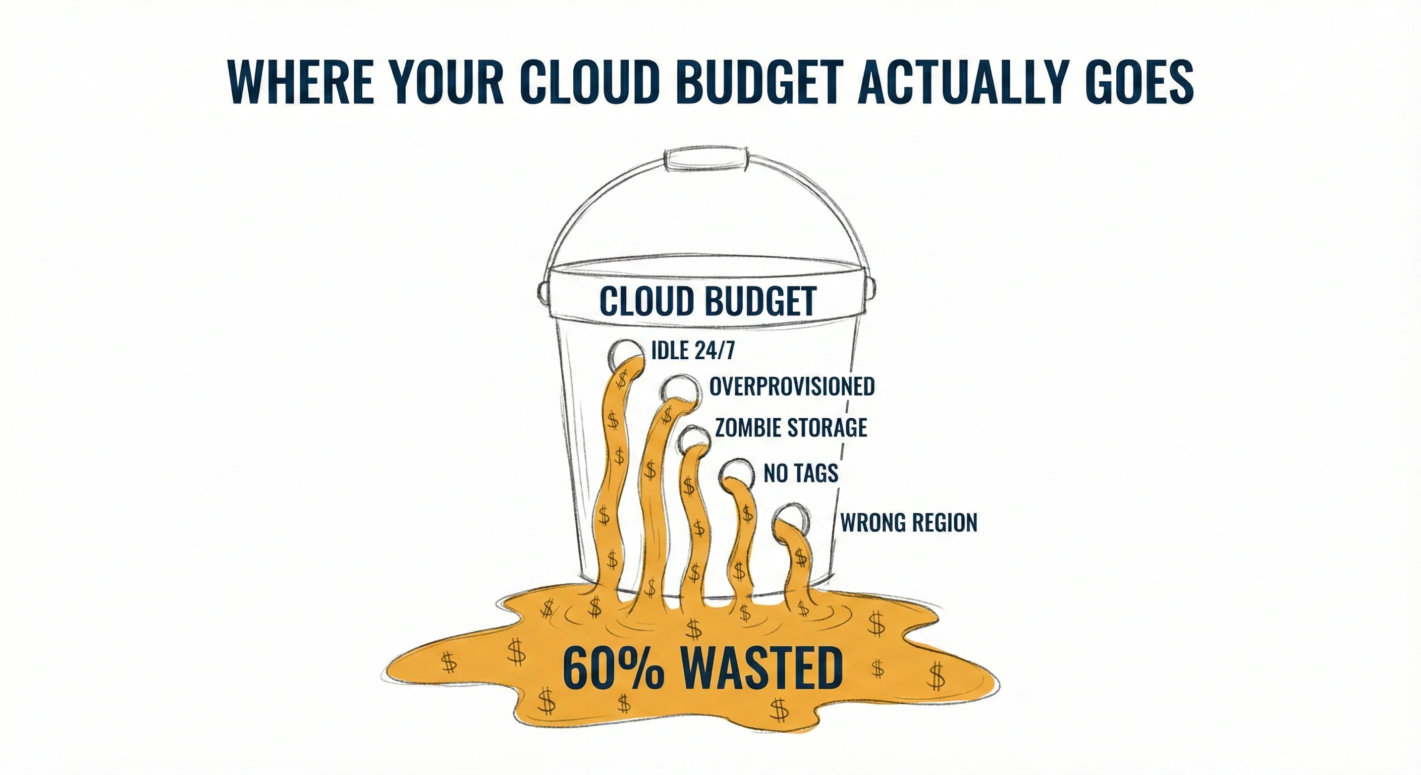 Cloud cost optimization - architecture decisions behind $100B annual waste