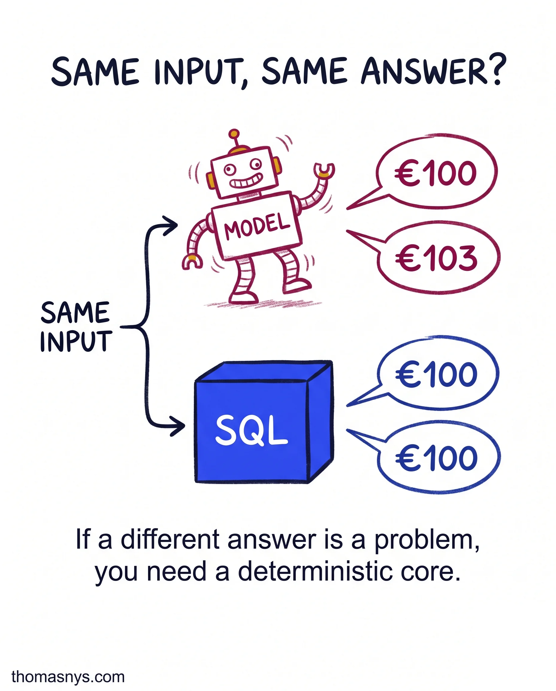 Deterministic vs Non-Deterministic AI