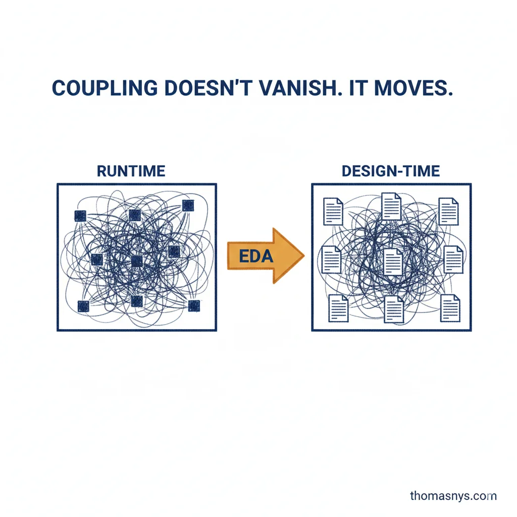 Event-driven architecture coordination tradeoffs