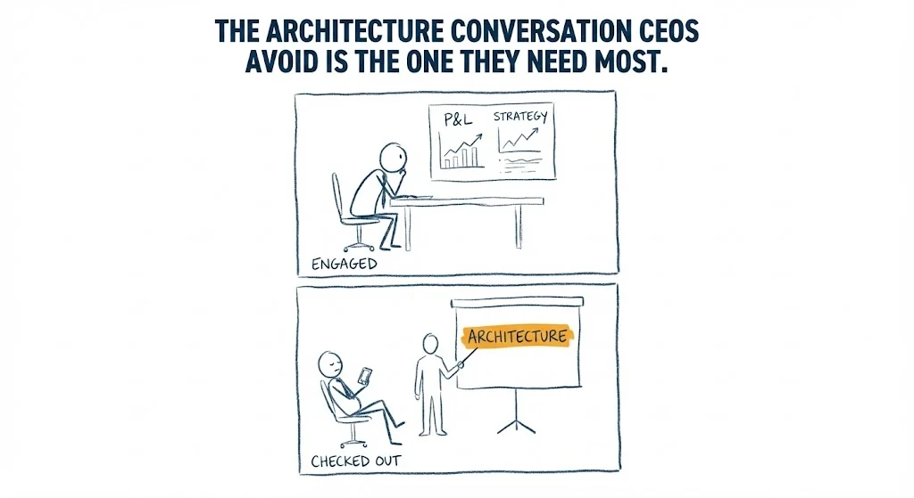 CEO architecture awareness - technical foundations that shape strategic options